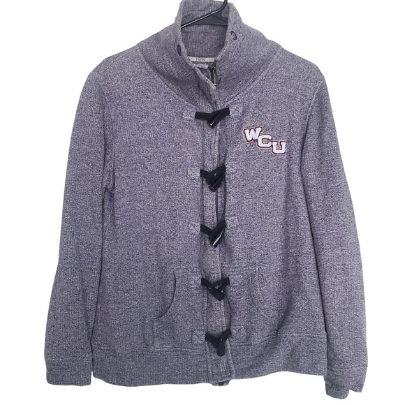 Jackets & Blazers - Western Carolina University Toggle Zip Sweater Renu Bruzen Interlocking SZ:L